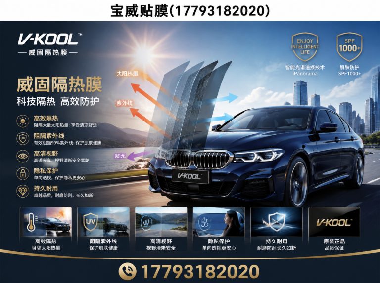 永登县威固隔热膜展示图